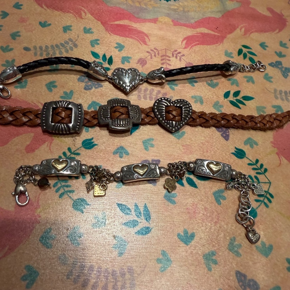 Lot of Three Brighton Bracelets